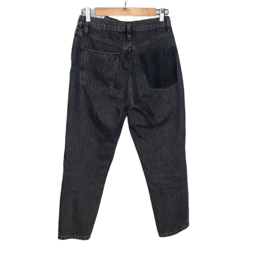 Hudson Jeans High Rise Straight Leg Jeans in Washed Black - Picture 4 of 10